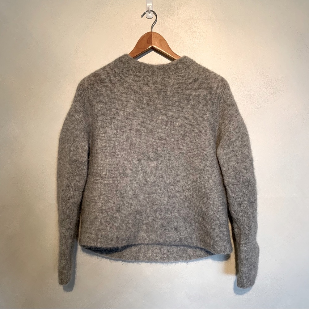 Babaton mohair and alpaca mock neck sweater